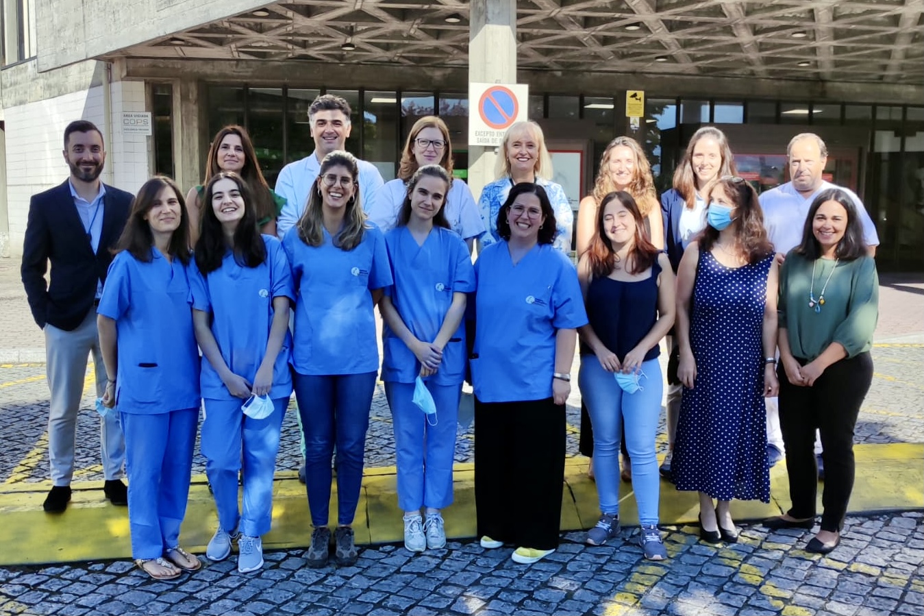 Elementos do Centro Académico e de Formação do HSOG